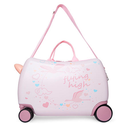 Maleta Trolley de Viaje Lady Bird - Rosa